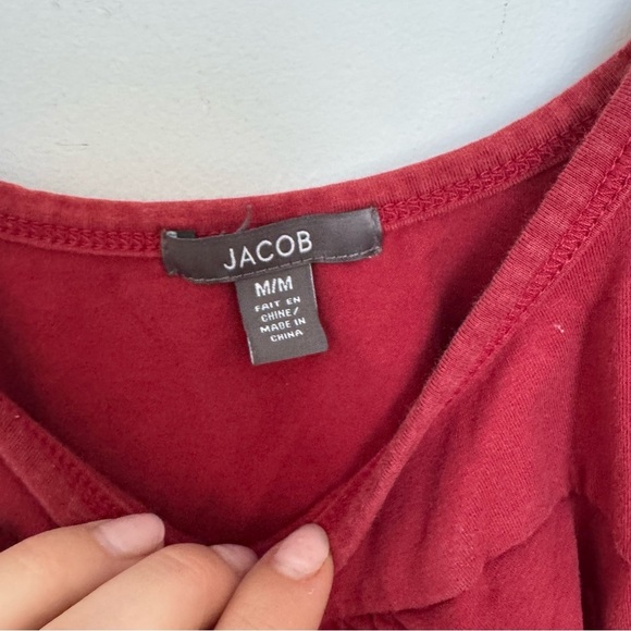 Y2K vintage Jacob Floral Red Tank Top prairie M western cowgirl grunge - Picture 6 of 6